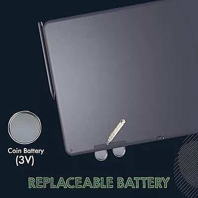 Portronics Ruffpad 15 Re-Writable LCD Screen 38.1cm (15-inch) Writing Pad for Drawing, Playing, Handwriting Gifts for Kids & Adults