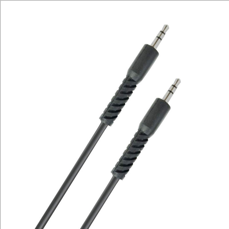 Portronics Konnect AUX 4 POR-1021 2 in 1 Pin Aux Cable (1.5 m, Black)