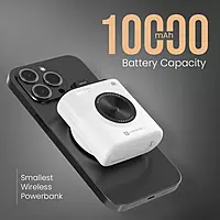 Portronics Moji 10 Mini Wireless PowerBank 10000 mAh