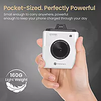 Portronics Moji 10 Mini Wireless PowerBank 10000 mAh