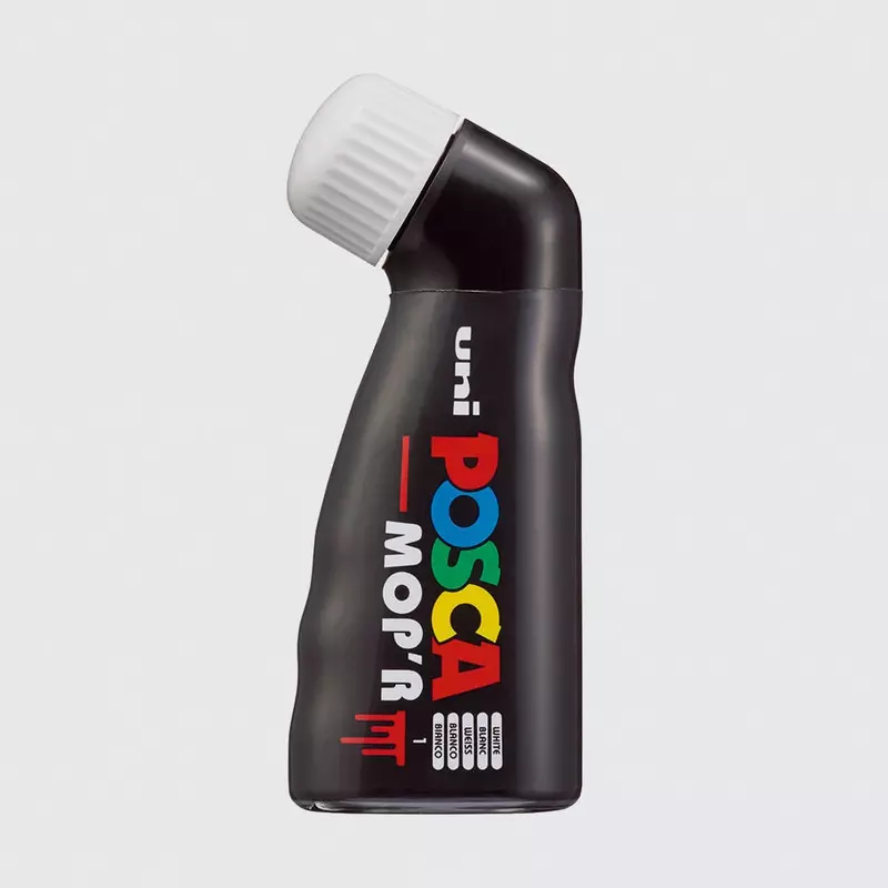 UNI POSCA PAINT PCM-22 MOP'R MARKERS - WHITE UNI POSCA PAINT PCM-22 MOP'R MARKERS - WHITE