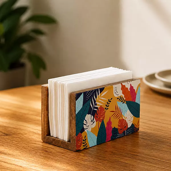 Tropical Bloom Tissue Holder