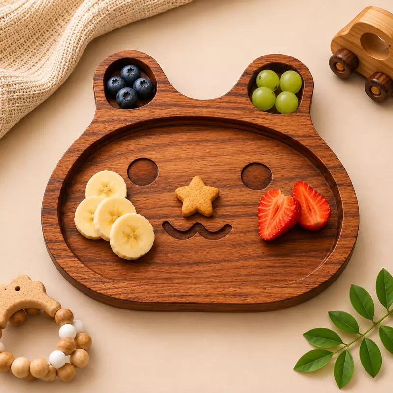 Wooden Character Plates