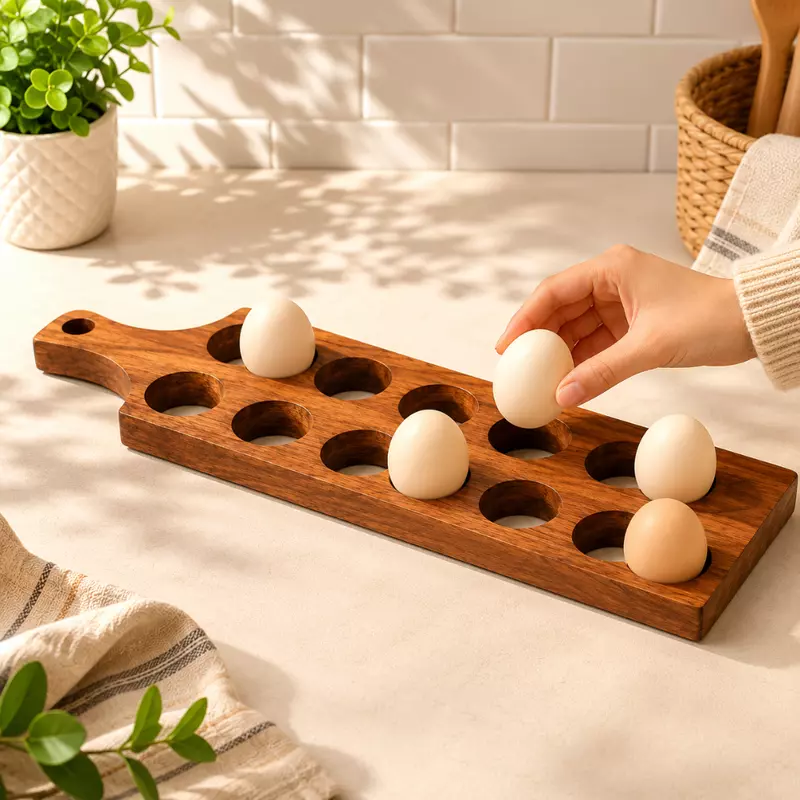 Wooden Egg Holder