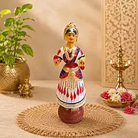 Handmade Tanjore Dancing Doll