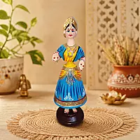 Handmade Tanjore Dancing Doll