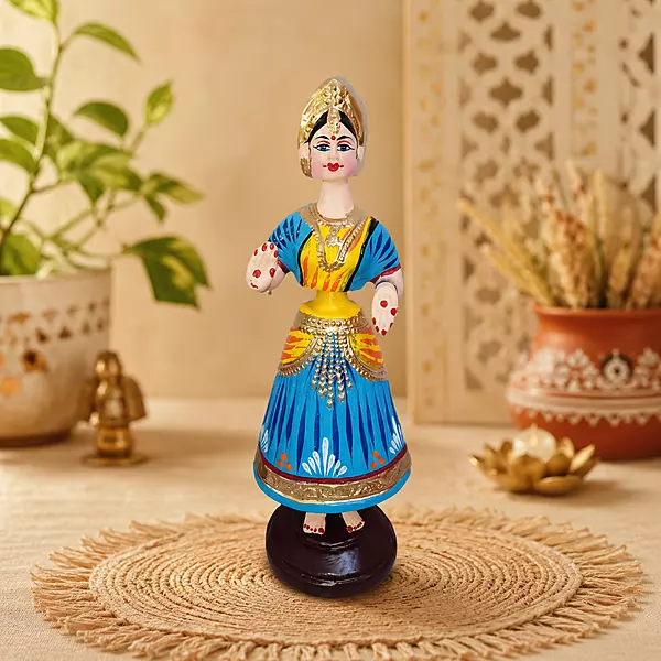 Handmade Tanjore Dancing Doll