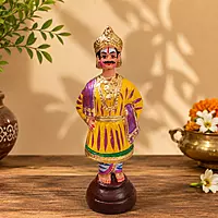 Handmade Tanjore Dancing Doll (Male)