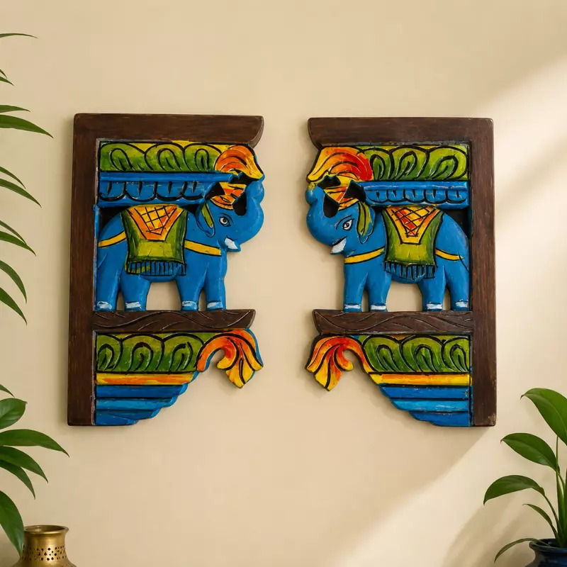 Handmade Wooden Wall Brackets