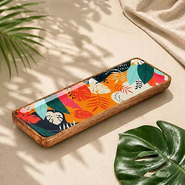 Tropical Bloom Platter