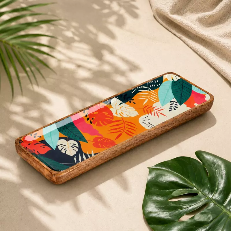 Tropical Bloom Platter
