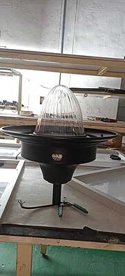 LED Post top lamp - 60W hanging (WW)