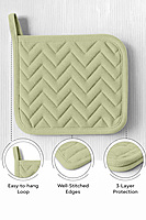 Kitchen Combo Set – Apron, Mitt, Holder & Towels