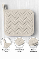 Kitchen Combo Set – Apron, Mitt, Holder & Towels