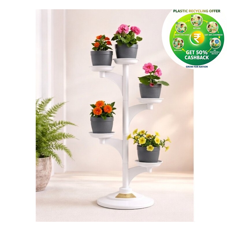 Pot Organizer | 37 Inch Plant Pot Holder | Indoor & Balcony Organizer