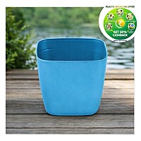 Modern Square Plastic Plant Pot | 5.5 Inch | Indoor & Decorative Planter