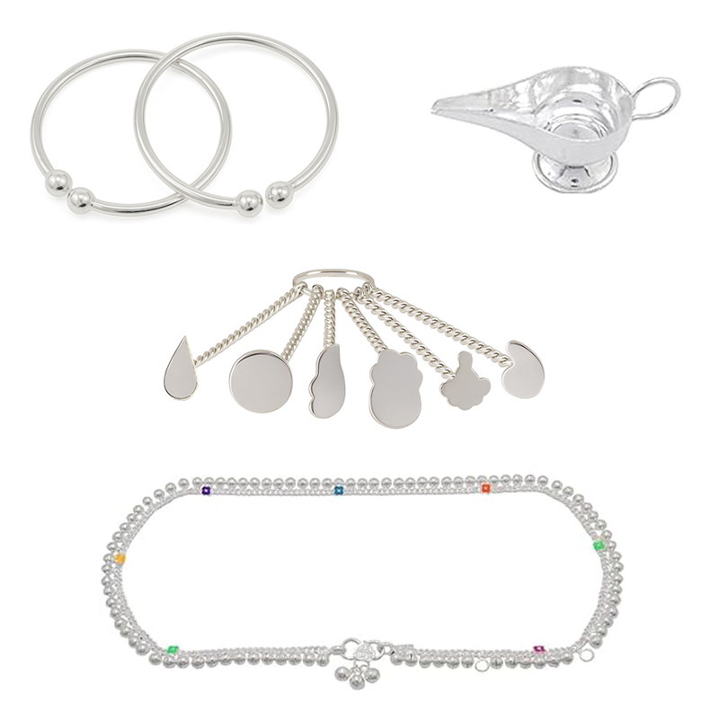 Sterling silver Gift sets for Born Babies