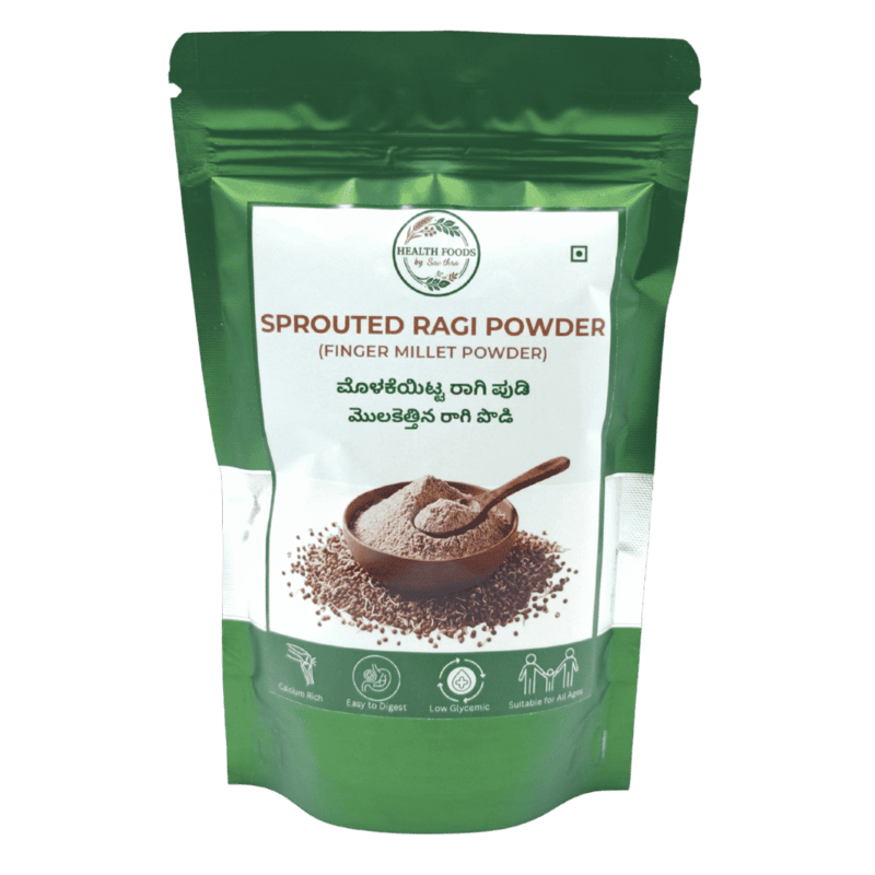 Sprouted Finger Millet (Ragi) Powder
