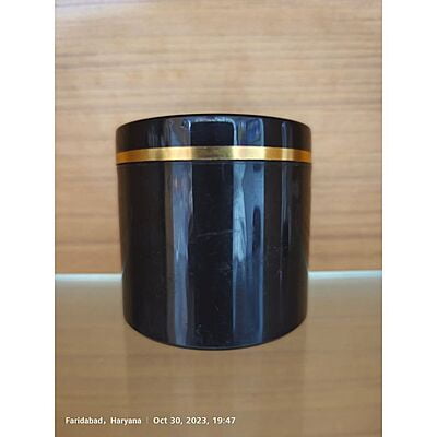 PP Container 100g BLACK Jar + Black Cap & Gold Foiling PP Container 100g BLACK Jar + Black Cap & Gold Foiling