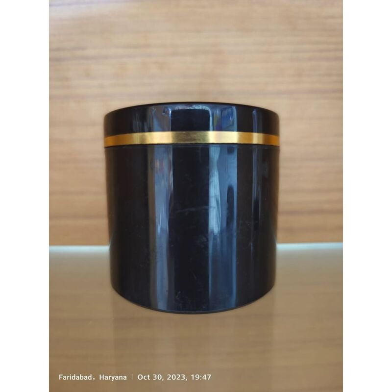 PP Container 100g BLACK Jar + Black Cap & Gold Foiling PP Container 100g BLACK Jar + Black Cap & Gold Foiling