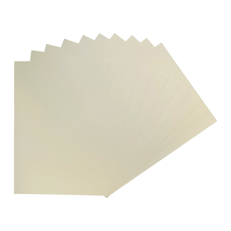 Pack of 50 A4 Ivory Coloured Card 160gsm Sheets