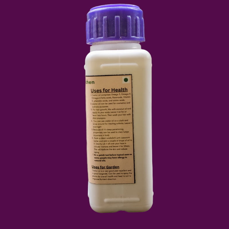 100gms Pure Castor Oil | Hair Growth, Nourishment, Hair Fall Control