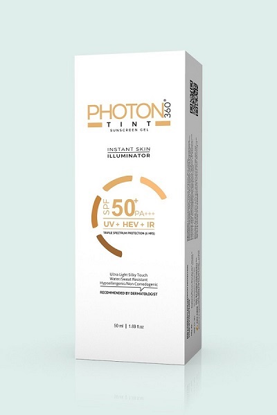 Aclears Photon Tint 360 Sunscreen Gel Spf 50