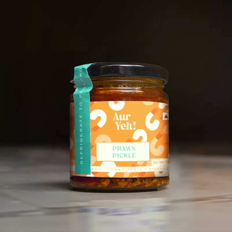 Jhinga Lala (Prawn Pickle) - Pickle Shickle