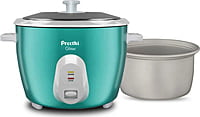Preethi Glitter 2.2L Double Pan Electric Rice cooker Green