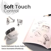 POR 2899 Harmonics Twins 32 TWS Earbuds – Bluetooth 5.4  In-Ear Design  Bass  30H Playtime  White