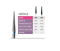 Prima Dental Needle Bur FG 859 (010) – Pack of 5 Dental Burs