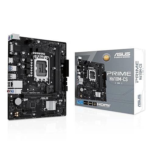 Asus Prime H610M-CS-CSM M-ATX Motherboard – LGA1700 | DDR5 | PCIe 4.0 | HDMI & VGA