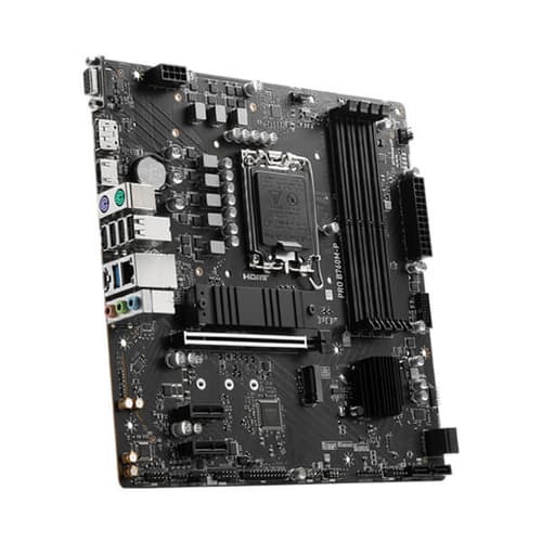 MSI PRO B760M-P Motherboard – LGA1700  DDR5  Micro-ATX  Intel 14th Gen Ready