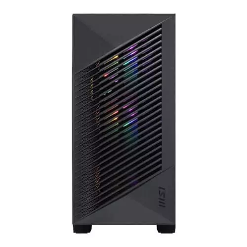 MSI PRO FORGE M050A RGB M-ATX Mini Tower Case – Tempered Glass | 4 Fans | USB 5Gbps