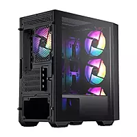 MSI PRO FORGE M050A RGB M-ATX Mini Tower Case – Tempered Glass | 4 Fans | USB 5Gbps