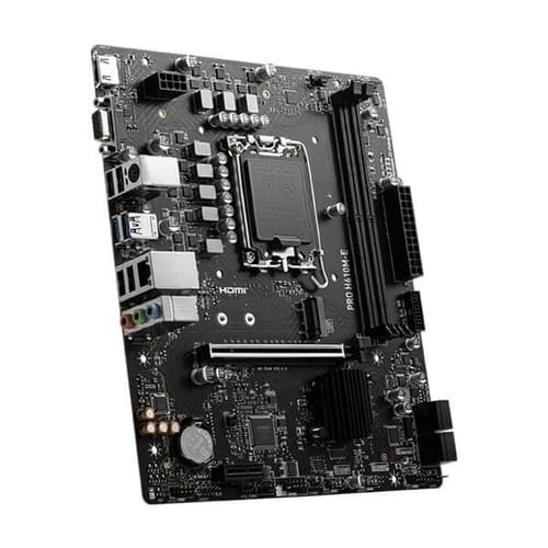 MSI PRO H610M-E DDR5 Motherboard – Intel LGA1700 | Micro-ATX | HDMI & VGA