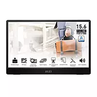 MSI Pro MP161 E2 16 Inch Portable Monitor – FHD IPS | Adaptive-Sync | 60Hz