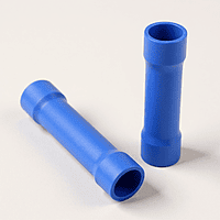 BV-2 Insulated Straight Butt Connector Electrical Wire Crimp Terminals (Pack of 10) BLUE for (1.5-2.5 sqmm)