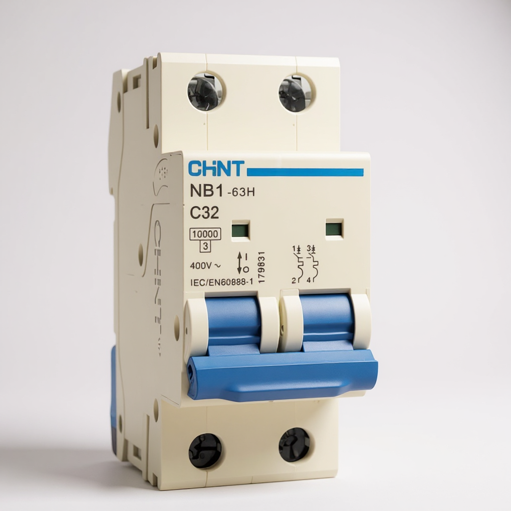 Chint 32A 2-Pole AC MCB – (C-Curve)