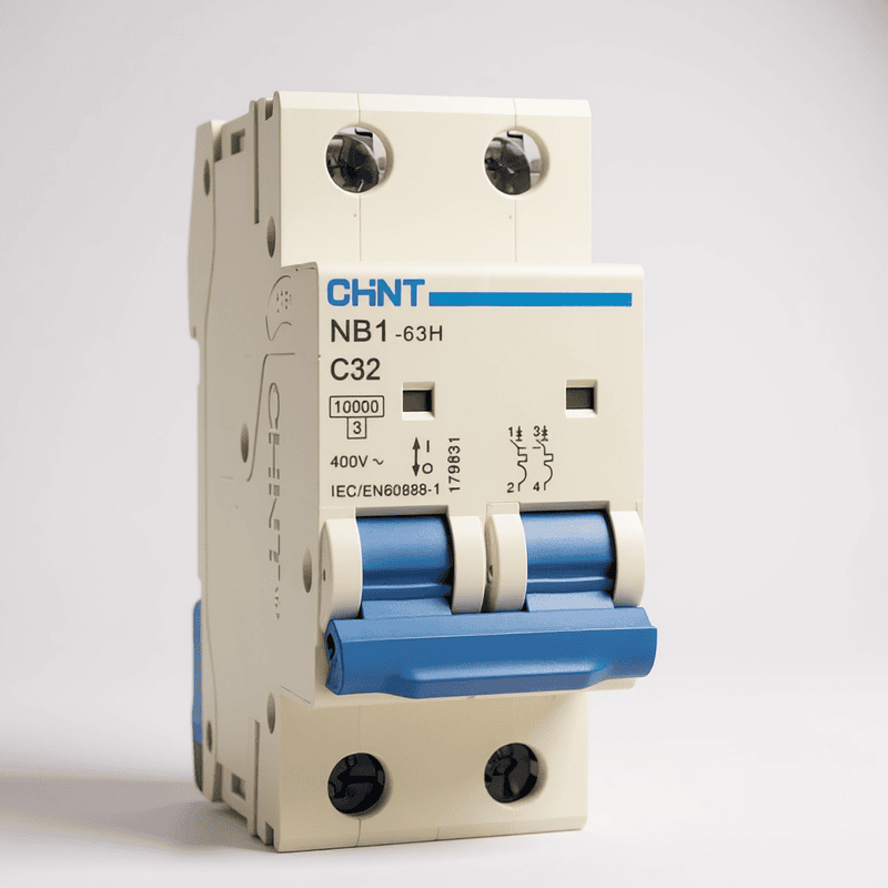 Chint 32A 2-Pole AC MCB – (C-Curve)
