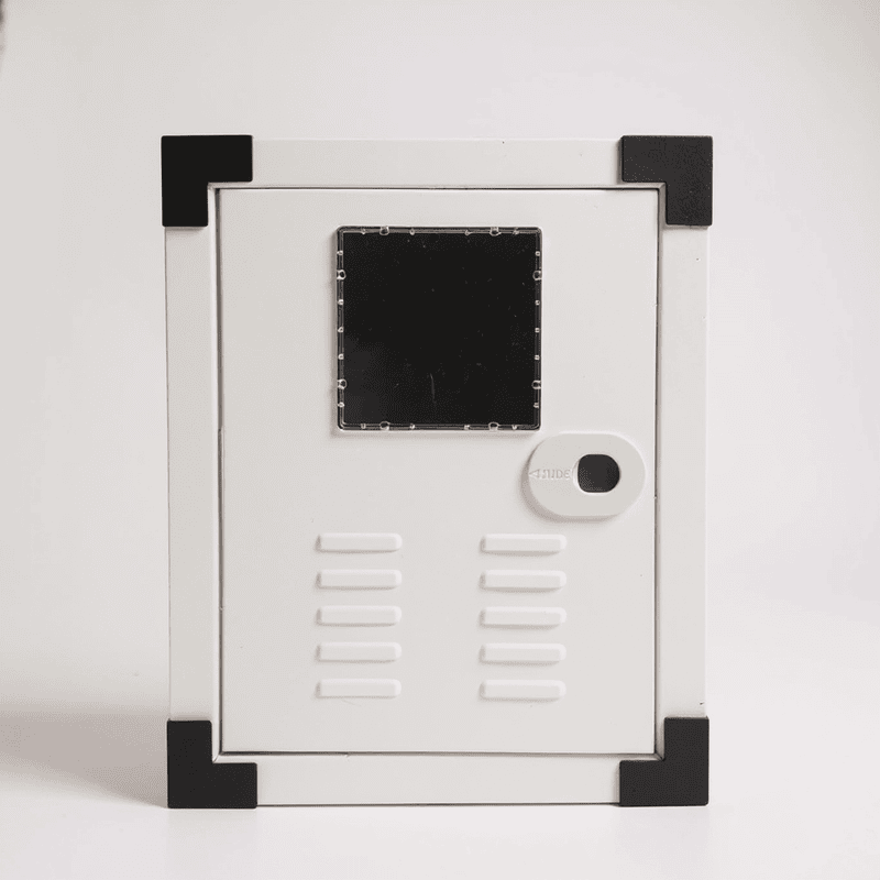 Daystar Single Phase Concealed Meter Box with Isolator Option (Powder Coated"Ivory")