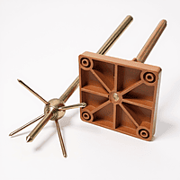 ThunderGuard Copper Bonded Lightning Arrester Type 1 (5 spoke Multi-Spike Design)