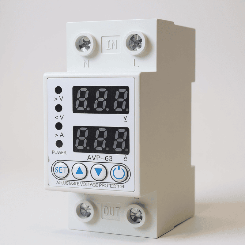 63A 230V Digital Energy Meter Weather-Proof Mount