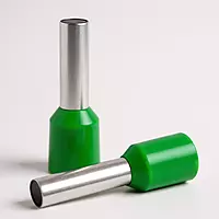 6 sq.mm Ferrule Copper Crimp Connector – Insulated Cord Pin End Terminal (Green) Pack of 10