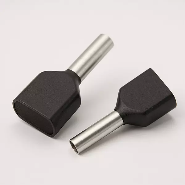 1.5 sq.mm Twin Insulated Ferrule (BLACK) Pack of 10