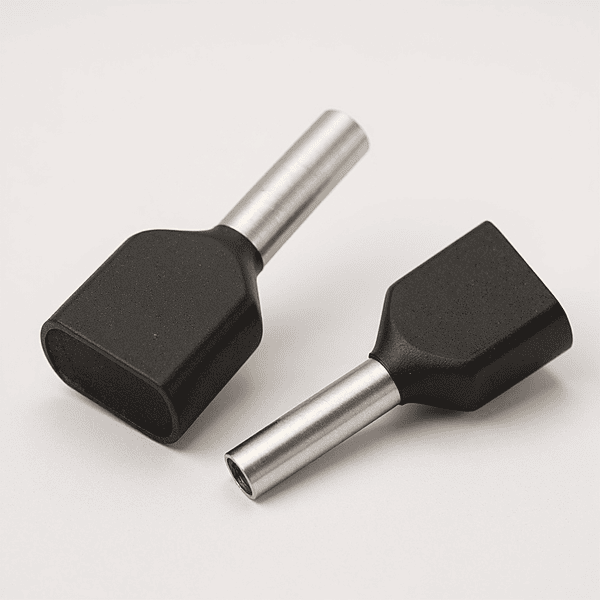 1.5 sq.mm Twin Insulated Ferrule (BLACK) Pack of 10
