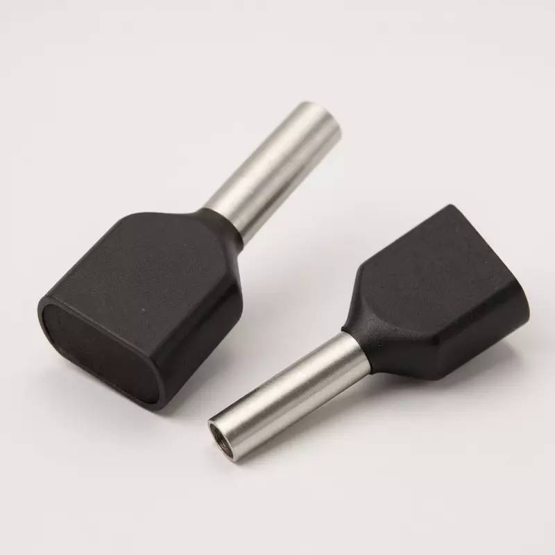 1.5 sq.mm Twin Insulated Ferrule (BLACK) Pack of 10