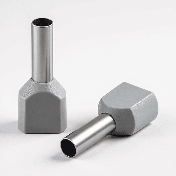 4 sq.mm Twin Insulated Ferrule GREY Pack of 10