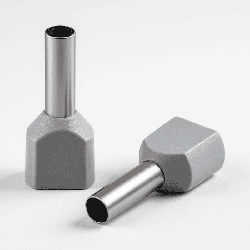 4 sq.mm Twin Insulated Ferrule GREY Pack of 10