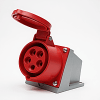 32A Industrial Wall Mount Type Socket - 5 Pin